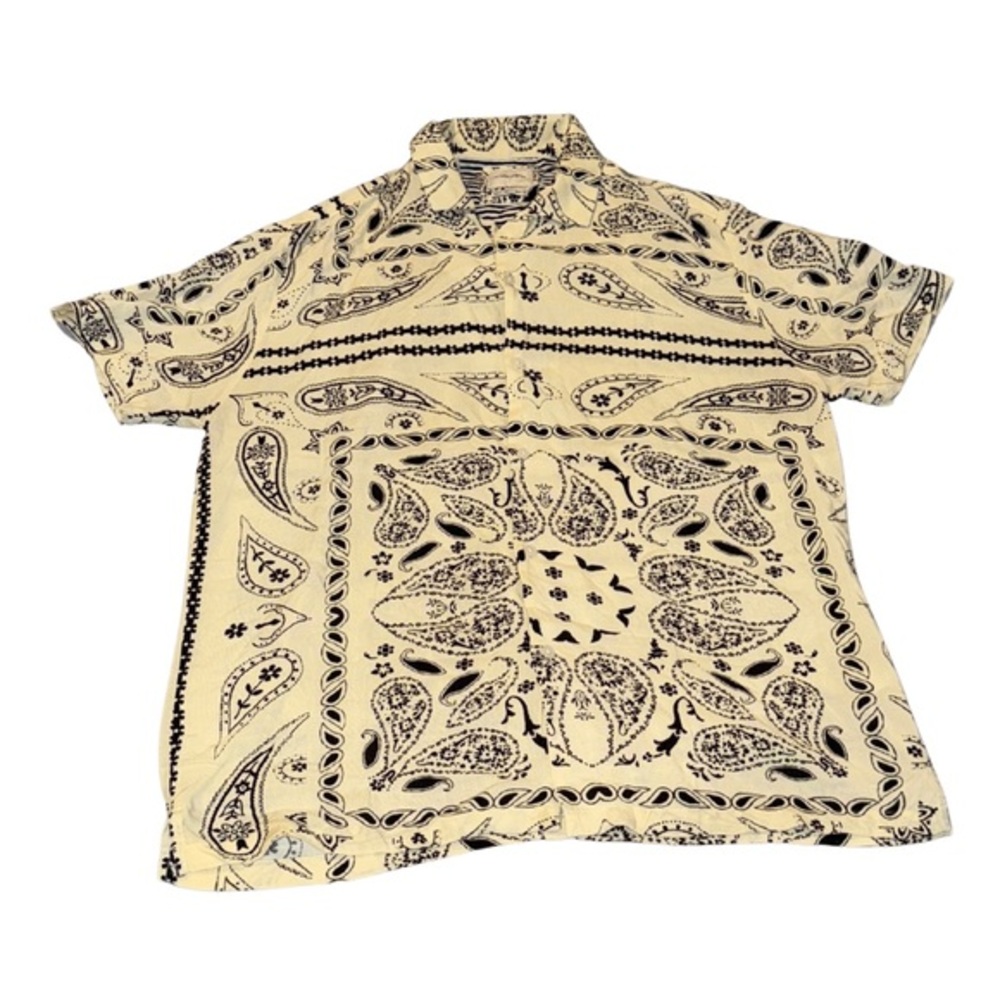 Denim & Flower Cream and Black Patterned Shirt